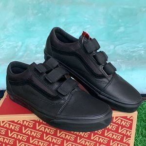 VANS OLD SKOOL V LEATHER Ballistic/Black WMNS